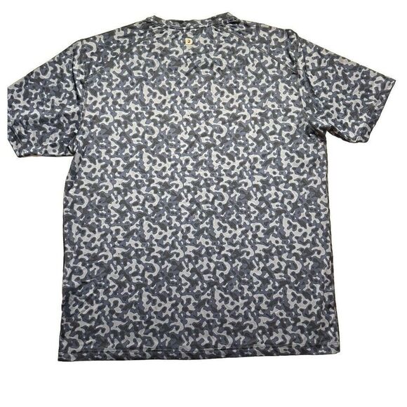 Dunning Golf Shirt Blue Camo QUEST Ventilated Mens Size XXL GOLF Fast Ship - Picture 6 of 15